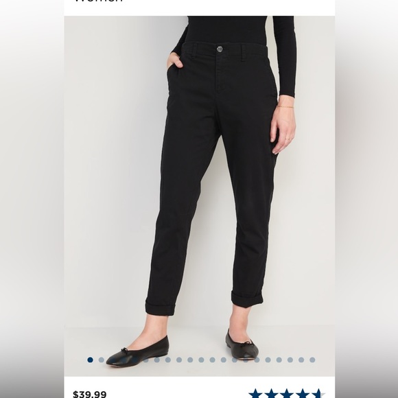 Old Navy High Waisted Straight Chino pants sz12